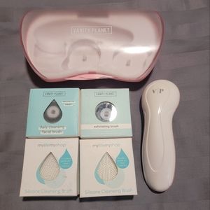 VANITY PLANET Facial Cleansing Brush Ultimate Skin Spa Bundle
